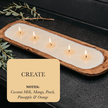 Load image into Gallery viewer, 5-Wick Dough Bowl Soy Candle - Create
