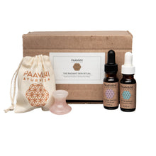Load image into Gallery viewer, Radiant Skin Ritual | Ayurvedic Rose Quartz Facial Massage Kit
