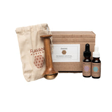 Load image into Gallery viewer, Radiant Skin Ritual | Ayurvedic Kansa Wand Facial Massage Kit
