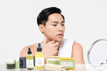 Load image into Gallery viewer, Father&#39;s Day Gift -Fresh earthy Natural skincare set, Eucalyptus Men Grooming kit
