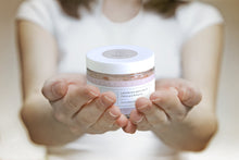 Load image into Gallery viewer, CBD Lavender Natural Bath Salt Soak with CBD. Made with Dead sea, Epsom and Himalayan salts
