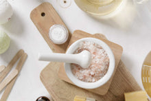 Load image into Gallery viewer, CBD Lavender Natural Bath Salt Soak with CBD. Made with Dead sea, Epsom and Himalayan salts
